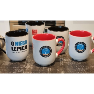 Kubek kawowy O NIEBO LEPIEJ!